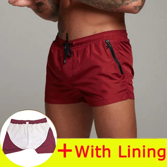 Summer Swimsuit 2026 Man board shorts Swimming Beach Shorts For Men Swimwear Swim Trunks Bathing mayo Surf short de bain homme