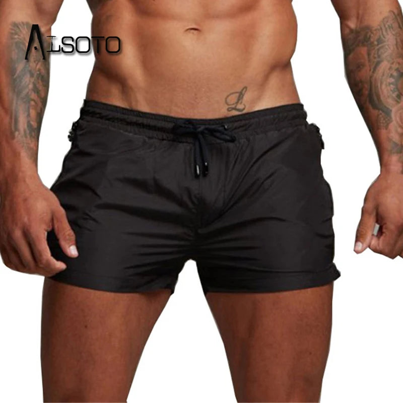 Summer Swimsuit 2026 Man board shorts Swimming Beach Shorts For Men Swimwear Swim Trunks Bathing mayo Surf short de bain homme