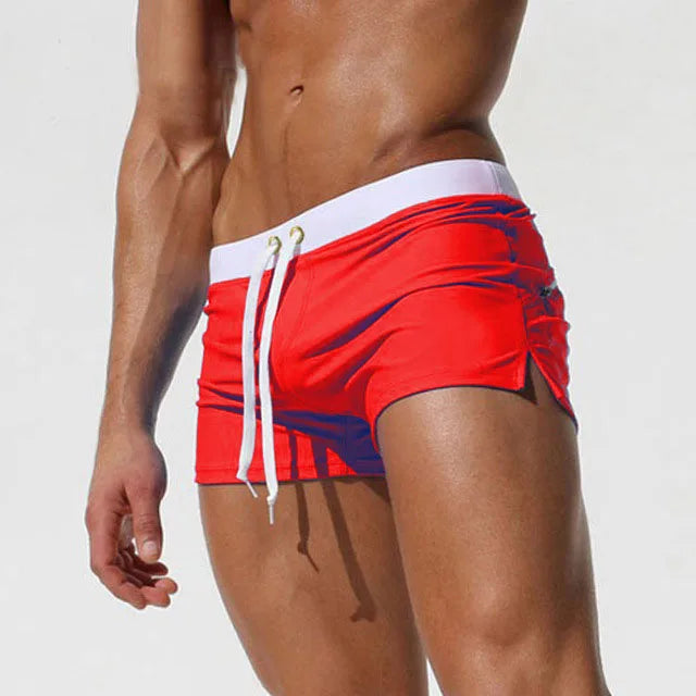 New Fashion Swimwear Men Breathable Men's Swimsuits Trunks Boxer Briefs Sunga SwimSuits Maillot De Bain Beach Shorts