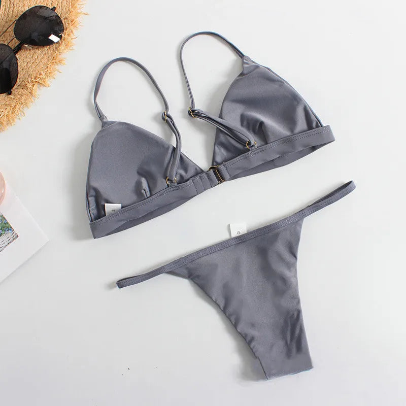 Swimwear Women 2 Piece Set Swimming Beach Sexy Micro Bikini Summer Clothes Bathing Suit Fashions Women Swimsuit Ropa De Mujer