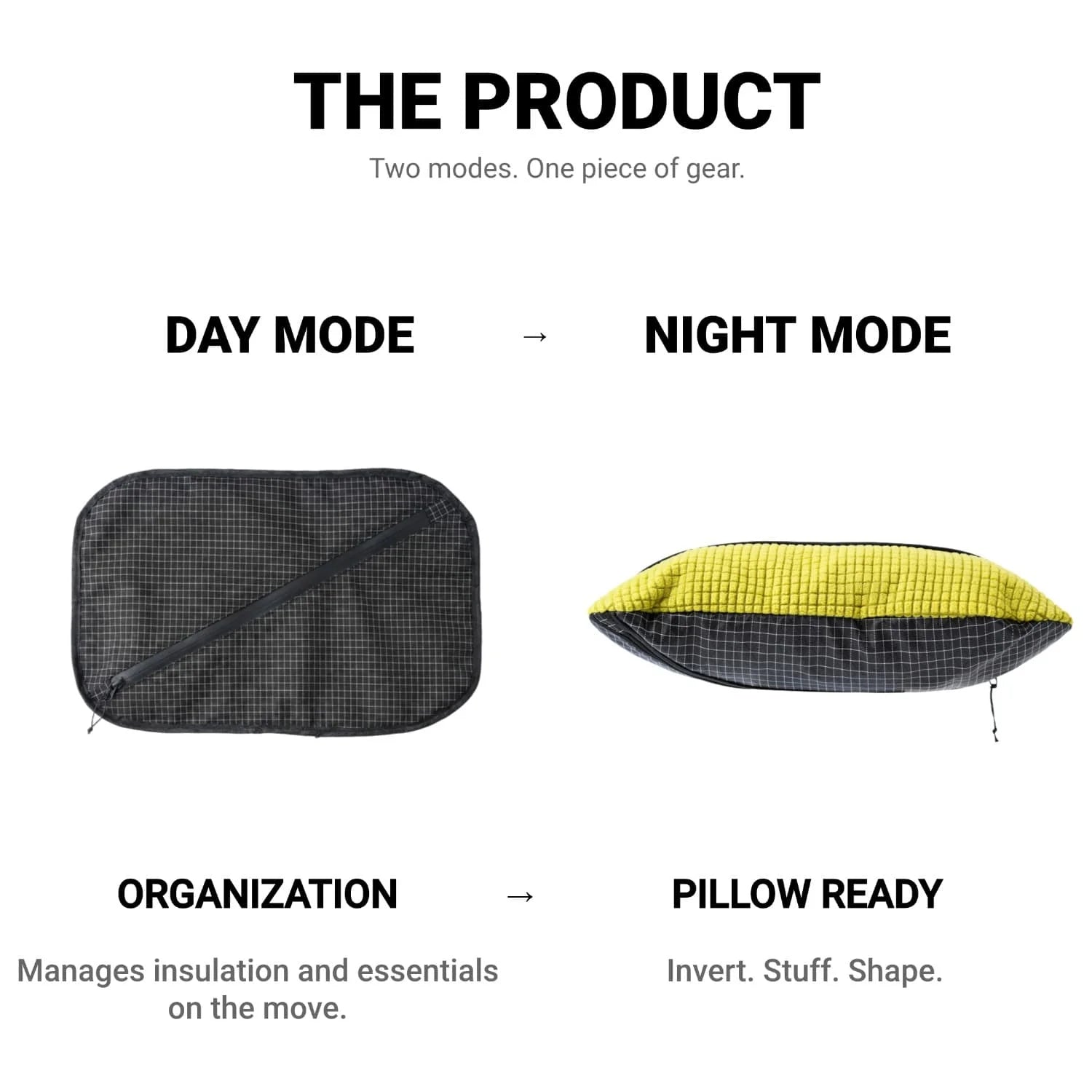 [HODRGEAR] Stuff Sack & Pillow UHMWPE Multifunctional Storage bag Outdoor Camping Headrest 53g Ultralight Hikers