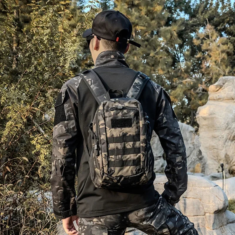 Lightweight 15L Outdoor Waterproof Tactical Backpack – Durable Military Gear for Men's Hiking, Camping & Hunting