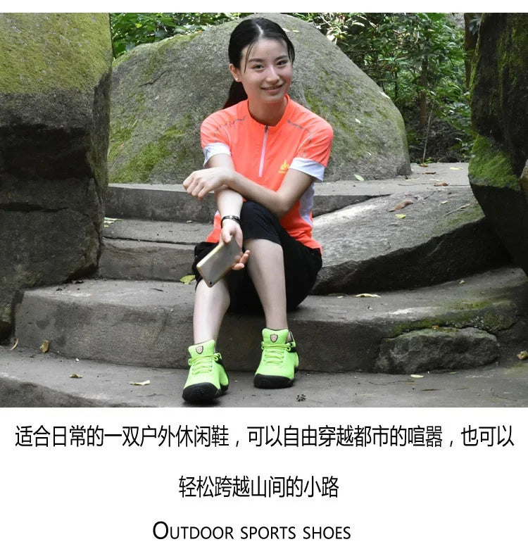 Hiking Shoes High Quality Mesh Anti Slip Lightweight Sneakers Outdoor Adventure Trekking Sport Shoe Women Men Marching Shoes