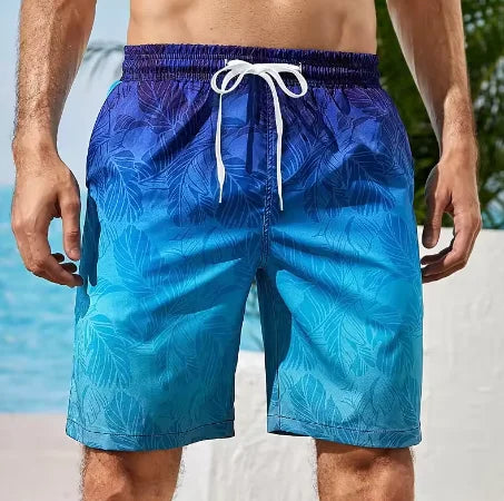 Summer Men's Swim Shorts5XL Swim Trunks Quick Dry Board Shorts Bathing Suit Breathable Drawstring With Pockets for Surfing Beach