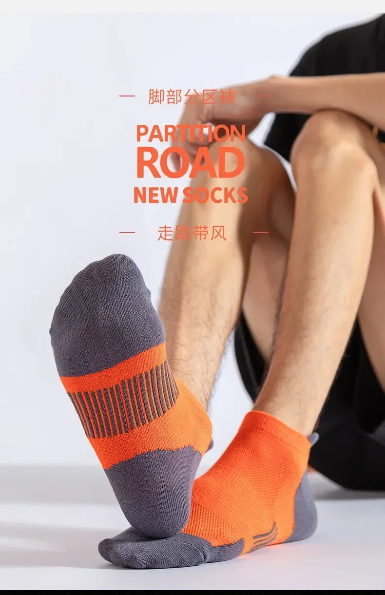 Running Socks Summer Fitness Sports Quick Drying Sweat Breathable Professional Marathon Running Socks Anti-friction Soft Socks