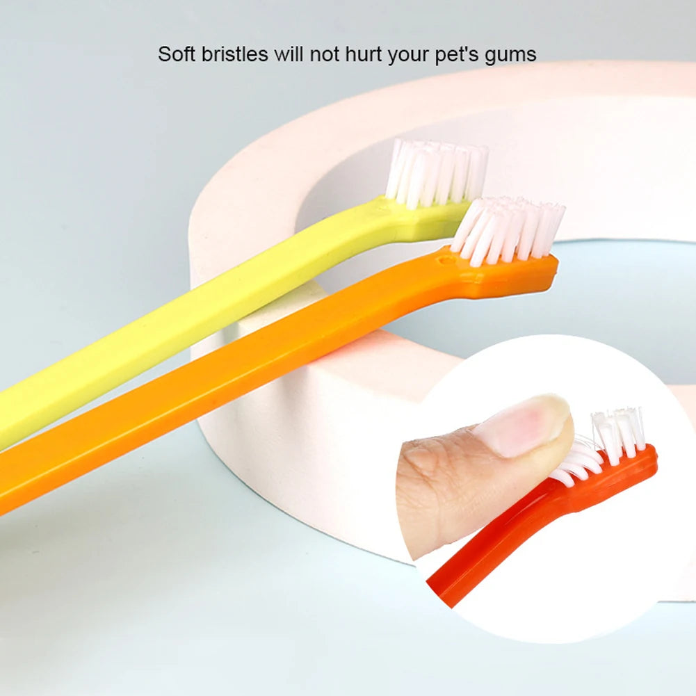 Pet Cat Dog Toothbrush Cleaning Brush for Teeth Cleaning Bad Breath Teeth Care Tool Tongue Cleaning Pet Accessories