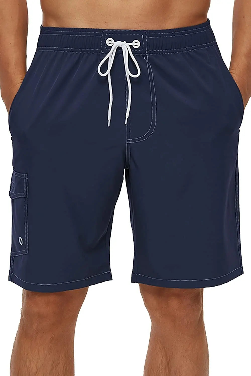 Men's Summer Beach Shorts Swimsuits Mesh Lined Swimwear Board Shorts Male Swimming Trunks Bathing Suit Sports Clothes