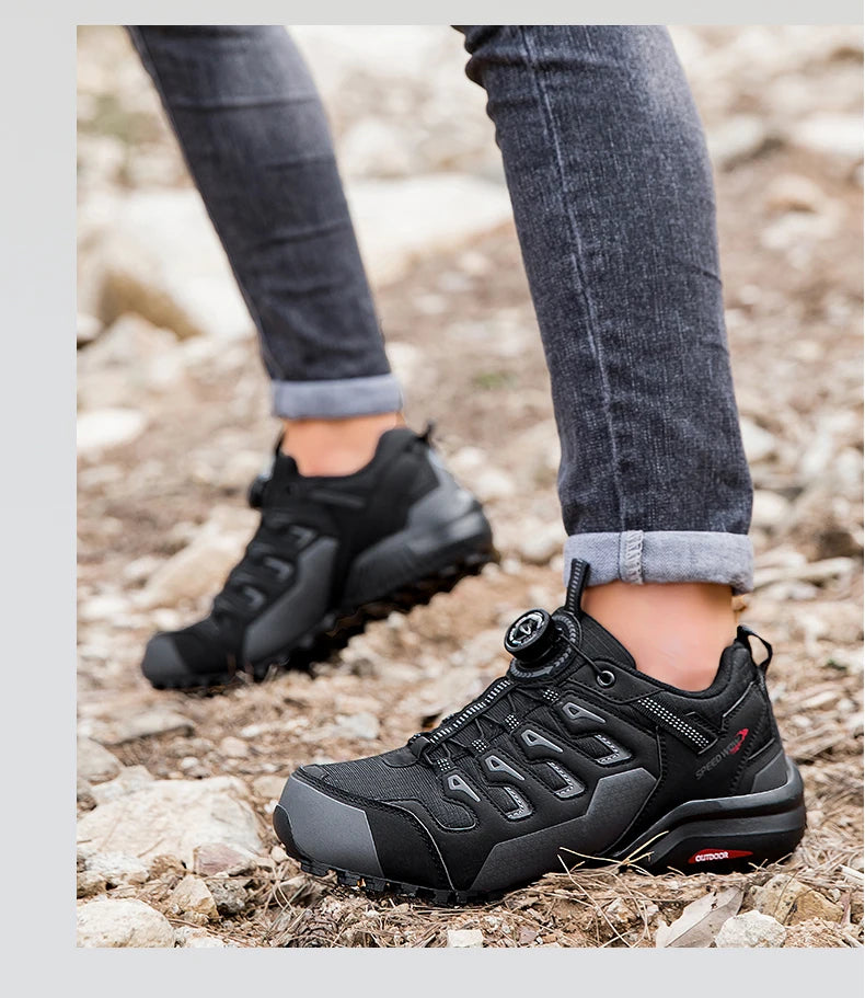 Hiking Shoes for Men Camping Running Walking Jogging Sneaker Boots Waterproof AntiI-Slip Sport Shoes Zapatos Hombre
