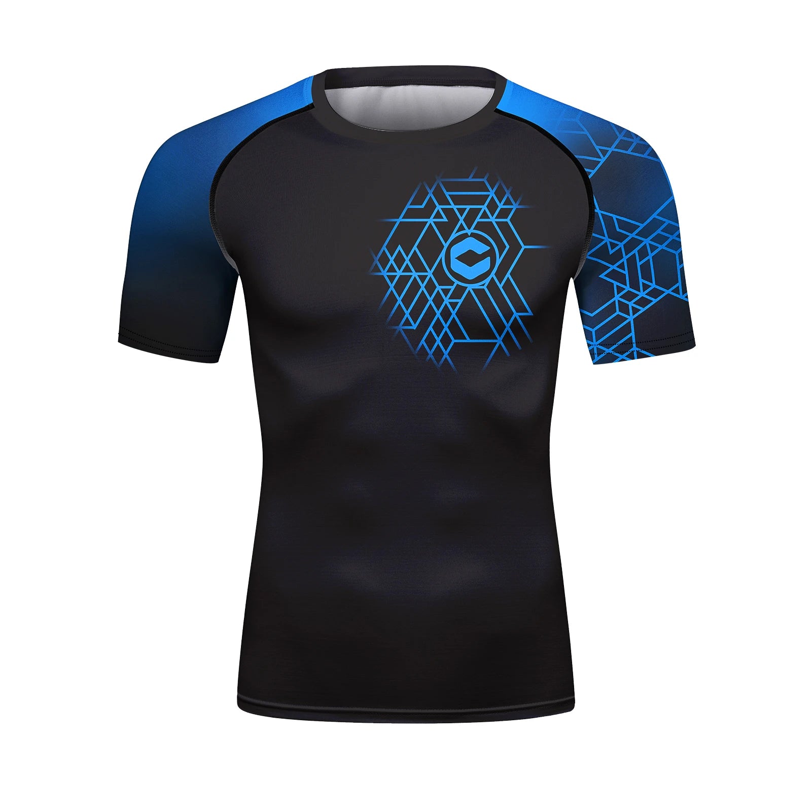 Cody Men Athletic Sportswear Compression Gym Fitness T-shirts Tight Boxing Jersey  jiu jitsu Bjj Rashguard Muay Thai Teeshirt 