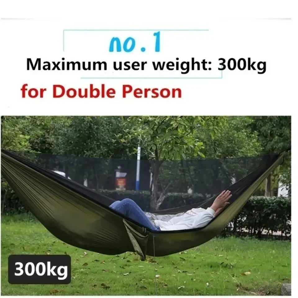 Portable outdoor camping hammock, outdoor furniture with mosquito net, bed, sleeping tent, hammock, camping hammock, Camping net