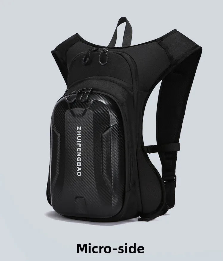 Motorcycle Backpack And Leg Bag Set for Men Hard Shell Multifunctional Riding Gear Outdoor Crossbody Chest Pack