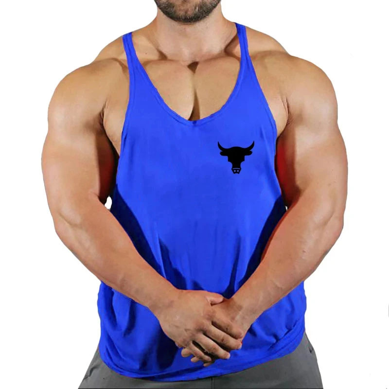 Gym Shirt Gyms Man Workout Bodybuilding Men Sportswear Men's Clothes Tank Top Vest Clothing Muscle Singlet Fitness Undershirt