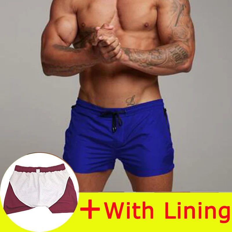 Summer Swimsuit 2026 Man board shorts Swimming Beach Shorts For Men Swimwear Swim Trunks Bathing mayo Surf short de bain homme