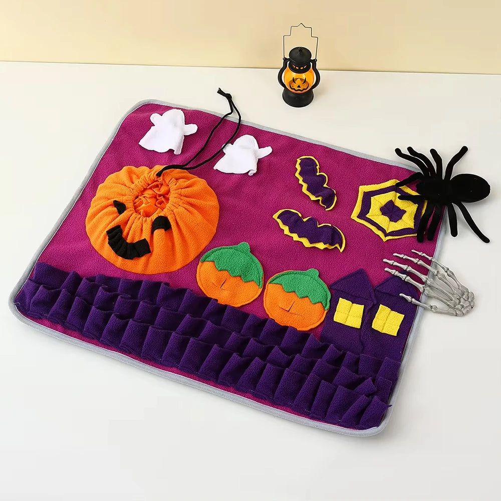 Pet Sniffing Training Mat Dog Intelligence Training Food Storage Blanket Bite Resistant Slow Feeding Mat Treats Pad Pet Toy