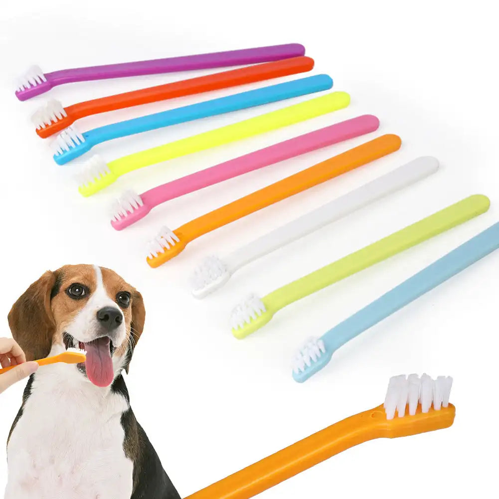 Pet Cat Dog Toothbrush Cleaning Brush for Teeth Cleaning Bad Breath Teeth Care Tool Tongue Cleaning Pet Accessories