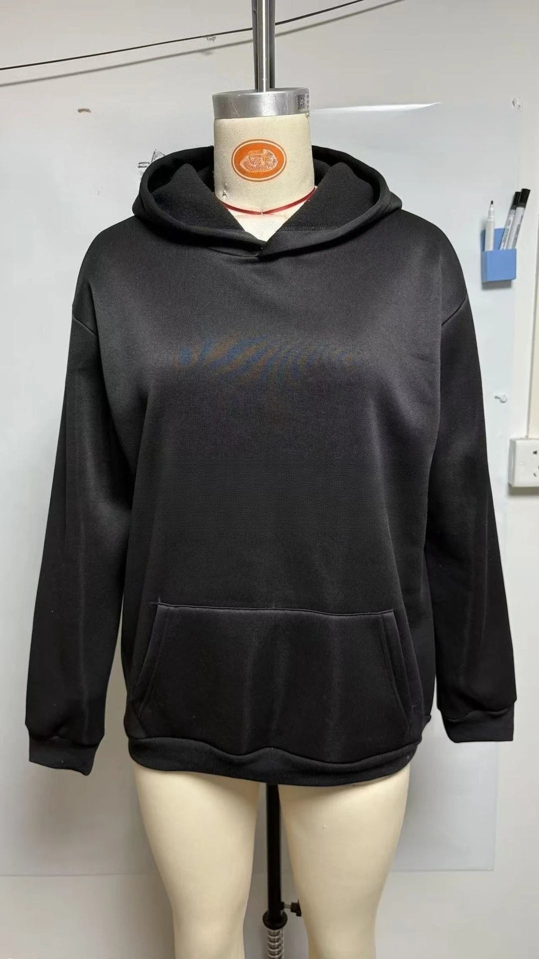 Hoodie Hollow Mesh Back Women'S Sweatshirt Casual Long Sleeve Headband Pocket Women's Open Back Hoodie with Sheer Mesh Cut-Out