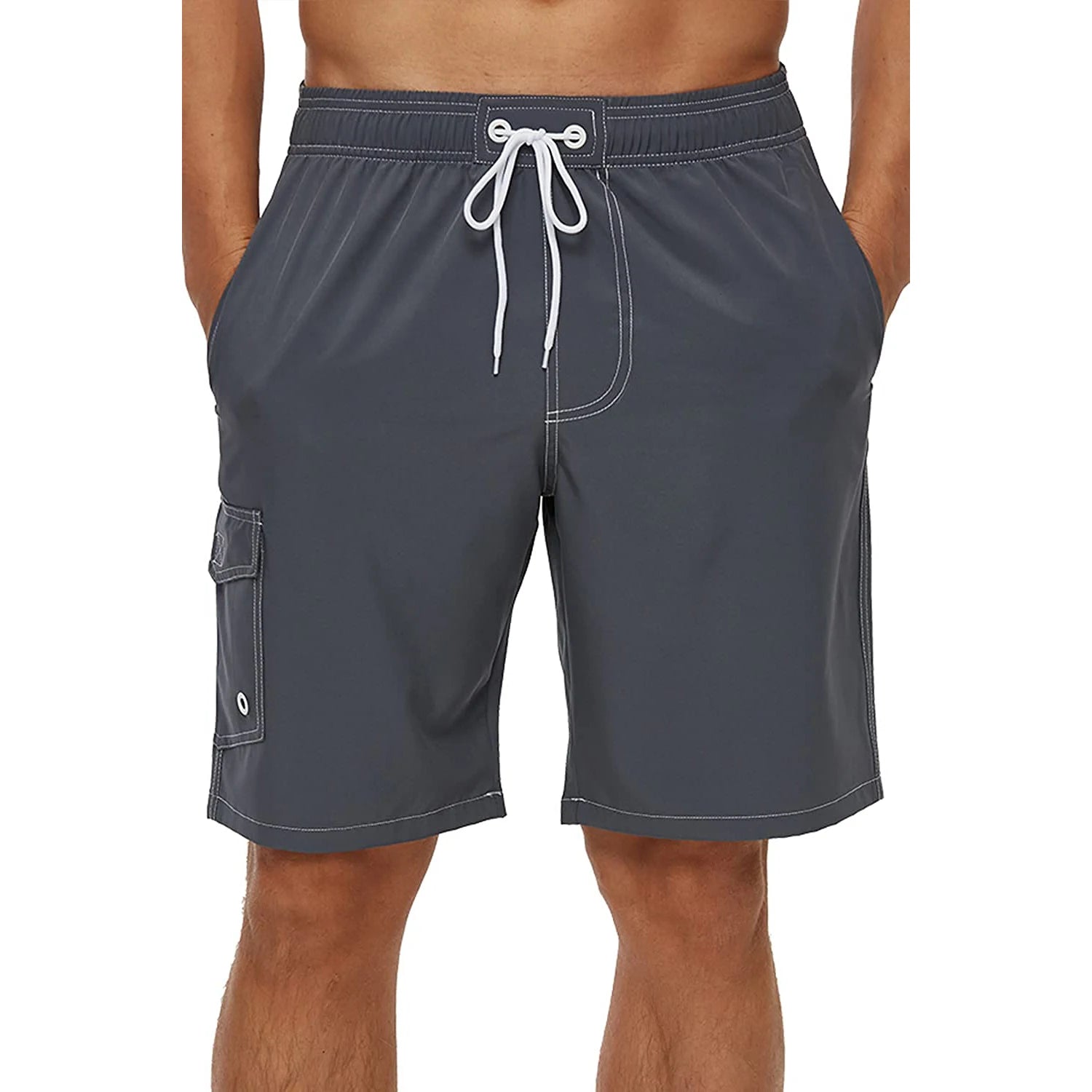 Men's Summer Beach Shorts Swimsuits Mesh Lined Swimwear Board Shorts Male Swimming Trunks Bathing Suit Sports Clothes