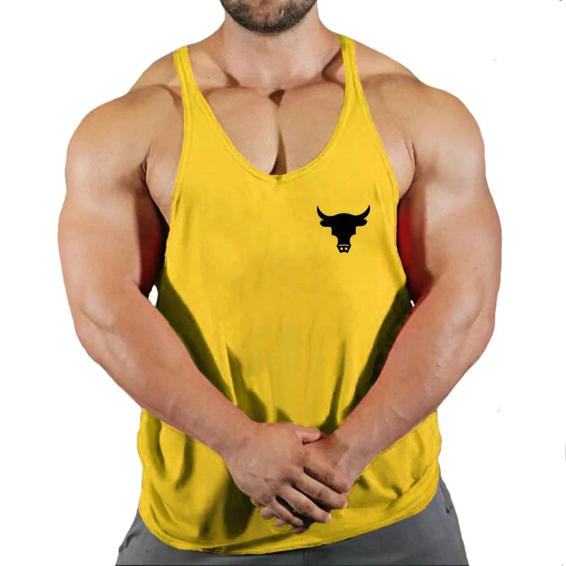 Gym Shirt Gyms Man Workout Bodybuilding Men Sportswear Men's Clothes Tank Top Vest Clothing Muscle Singlet Fitness Undershirt