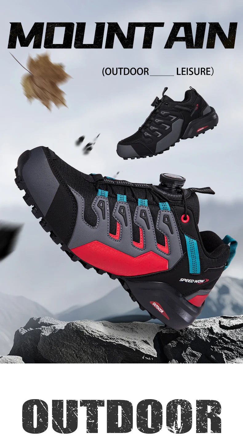 Hiking Shoes for Men Camping Running Walking Jogging Sneaker Boots Waterproof AntiI-Slip Sport Shoes Zapatos Hombre