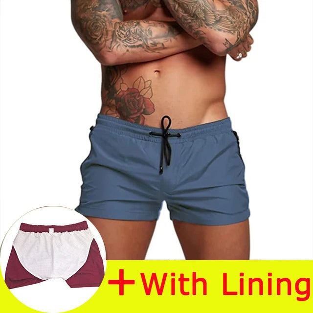 Summer Swimsuit 2026 Man board shorts Swimming Beach Shorts For Men Swimwear Swim Trunks Bathing mayo Surf short de bain homme