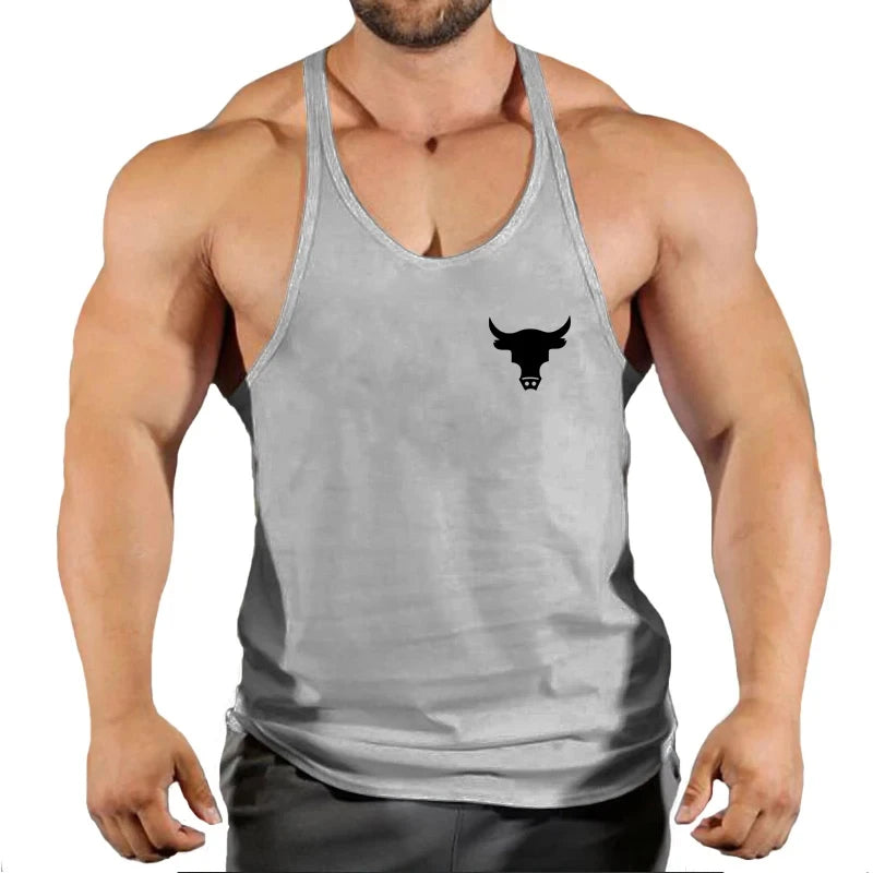 Gym Shirt Gyms Man Workout Bodybuilding Men Sportswear Men's Clothes Tank Top Vest Clothing Muscle Singlet Fitness Undershirt