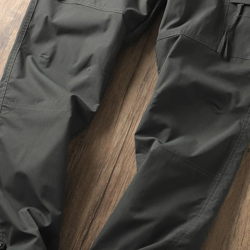 Outdoor Workwear Pants Men's Loose Fleece Lined Thick Soft  Hiking Mountain Climbing Windproof Waterproof Jacket Pants