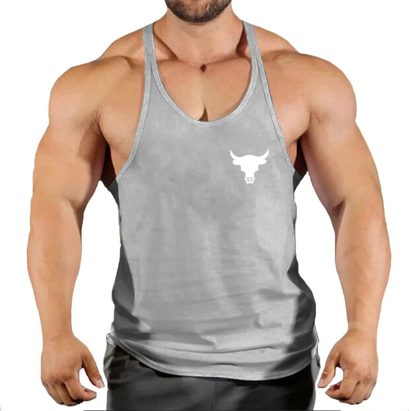 Gym Shirt Gyms Man Workout Bodybuilding Men Sportswear Men's Clothes Tank Top Vest Clothing Muscle Singlet Fitness Undershirt