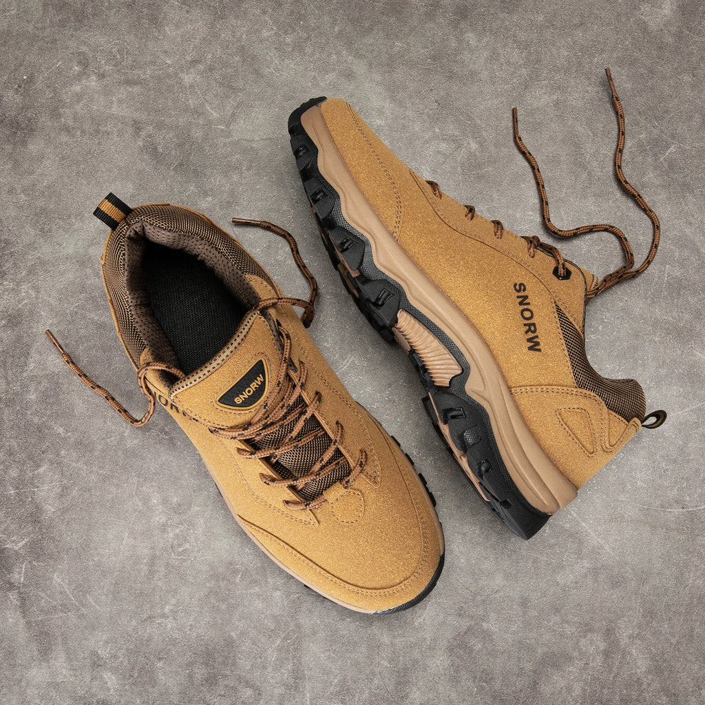 Hiking Shoes For Men Outdoor Mountain Boots Non-Slip Climbing Shoes Trekking Walking Hunting Tactical Sneakers Rubber Boots