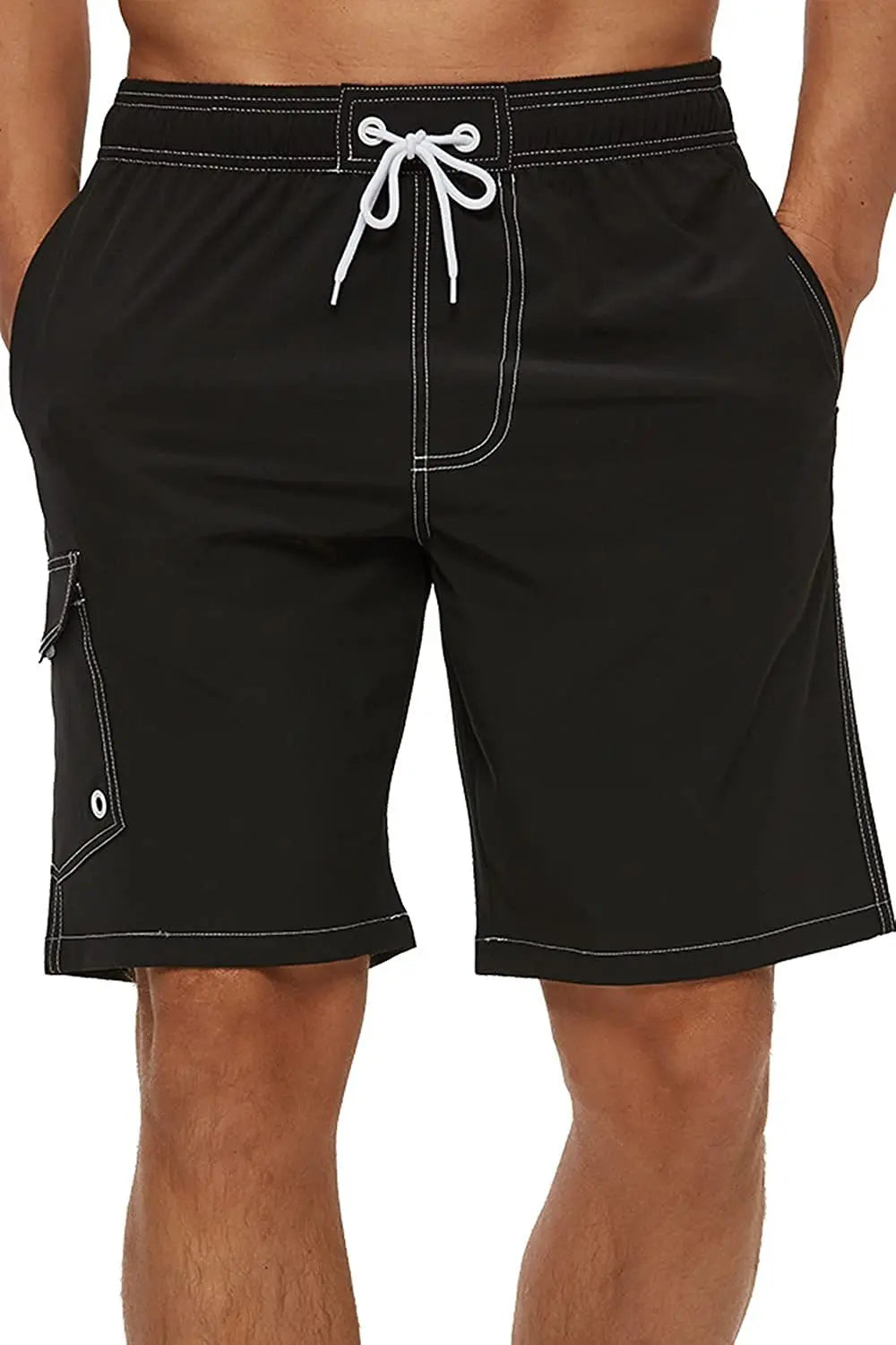 Men's Summer Beach Shorts Swimsuits Mesh Lined Swimwear Board Shorts Male Swimming Trunks Bathing Suit Sports Clothes