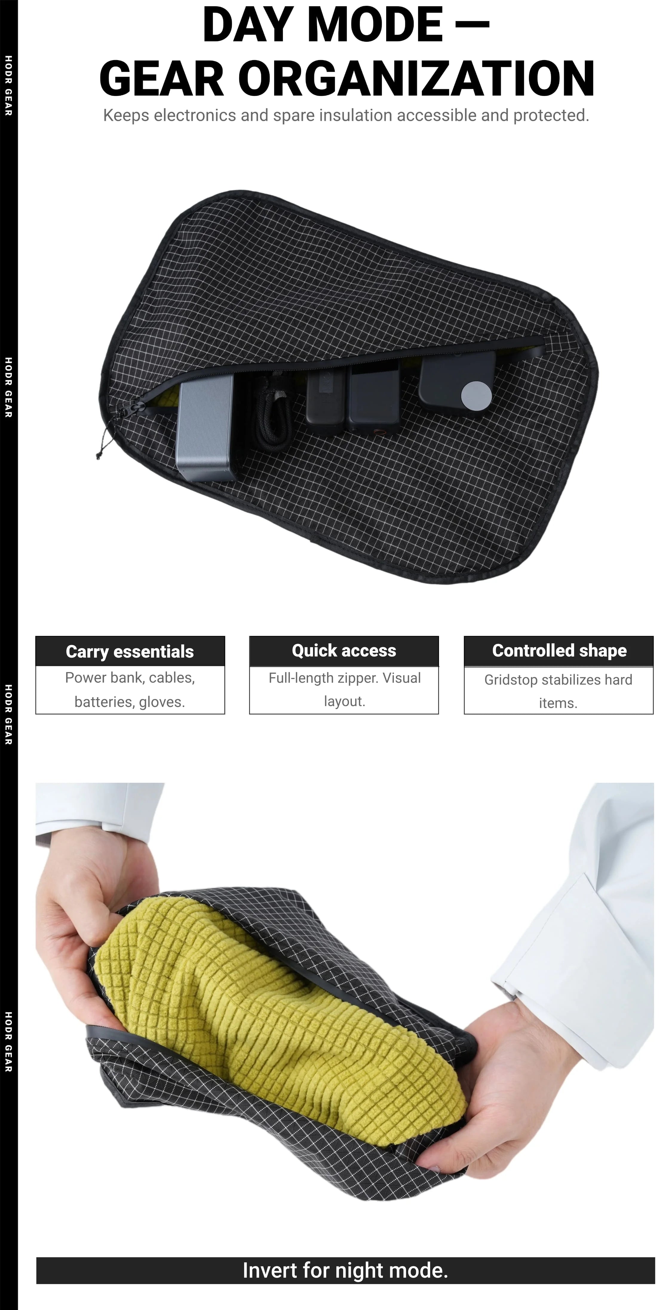 [HODRGEAR] Stuff Sack & Pillow UHMWPE Multifunctional Storage bag Outdoor Camping Headrest 53g Ultralight Hikers