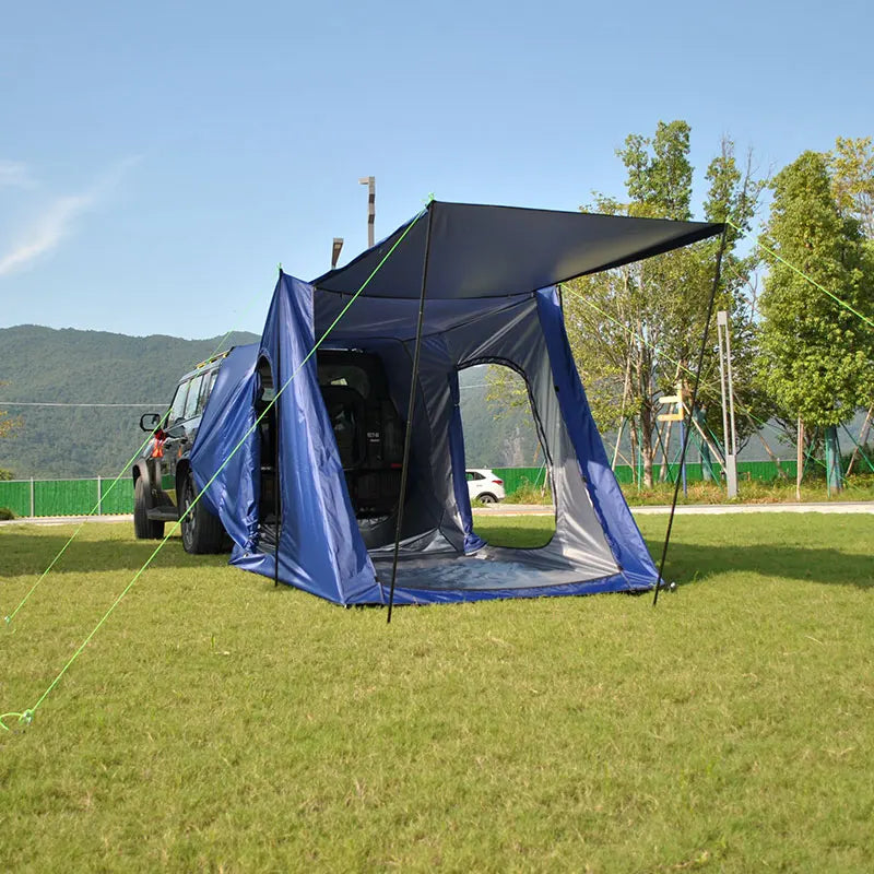 Camping Tent For 6 Person, Car Camping Accessories Including Nail, Outer Bag, Tent For SUV Hatchback Camping For Fishing, Hiking