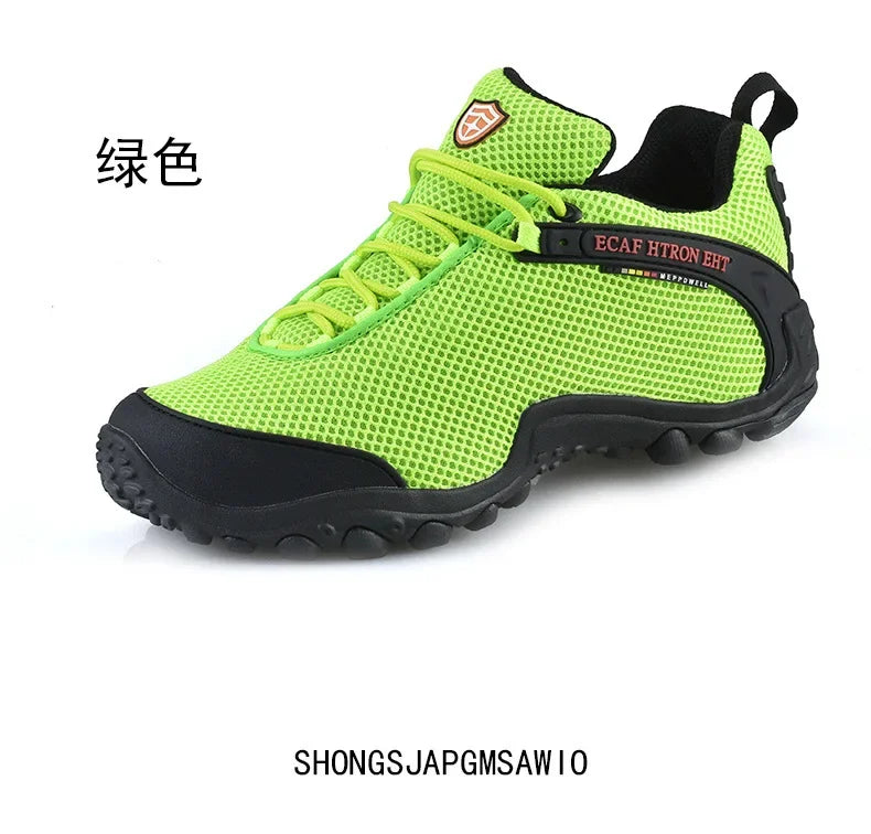 Hiking Shoes High Quality Mesh Anti Slip Lightweight Sneakers Outdoor Adventure Trekking Sport Shoe Women Men Marching Shoes