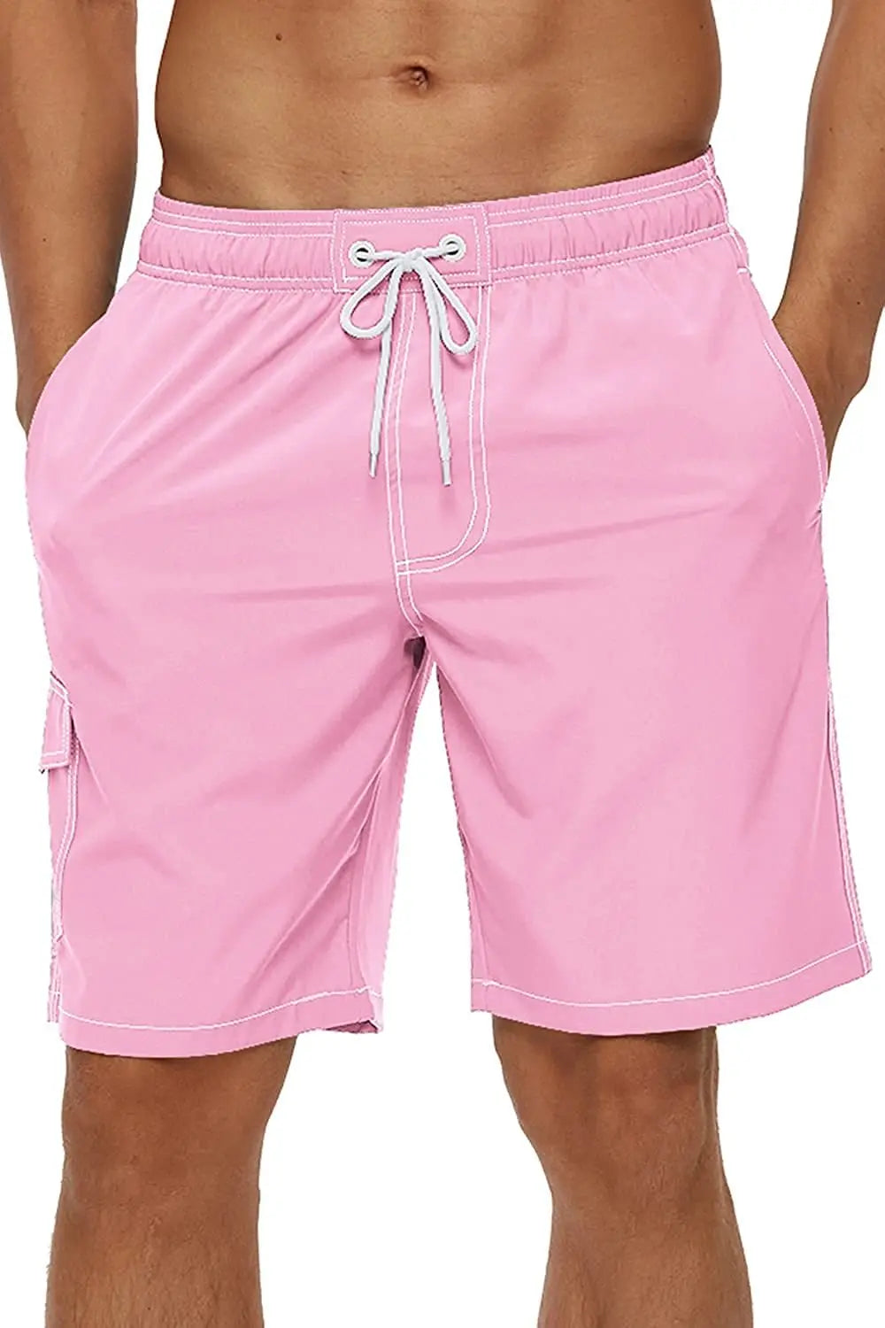 Men's Summer Beach Shorts Swimsuits Mesh Lined Swimwear Board Shorts Male Swimming Trunks Bathing Suit Sports Clothes