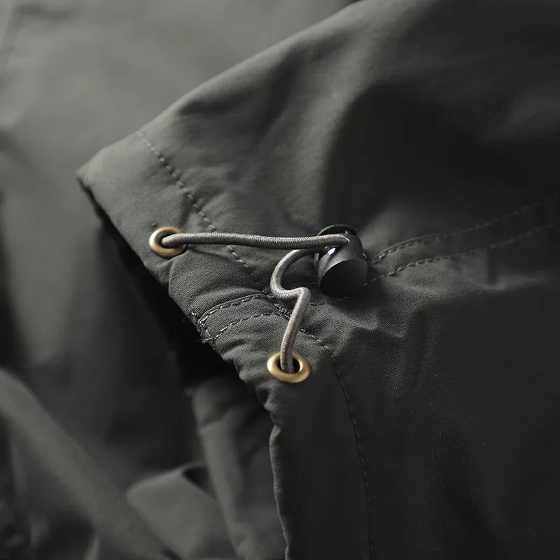 Outdoor Workwear Pants Men's Loose Fleece Lined Thick Soft  Hiking Mountain Climbing Windproof Waterproof Jacket Pants