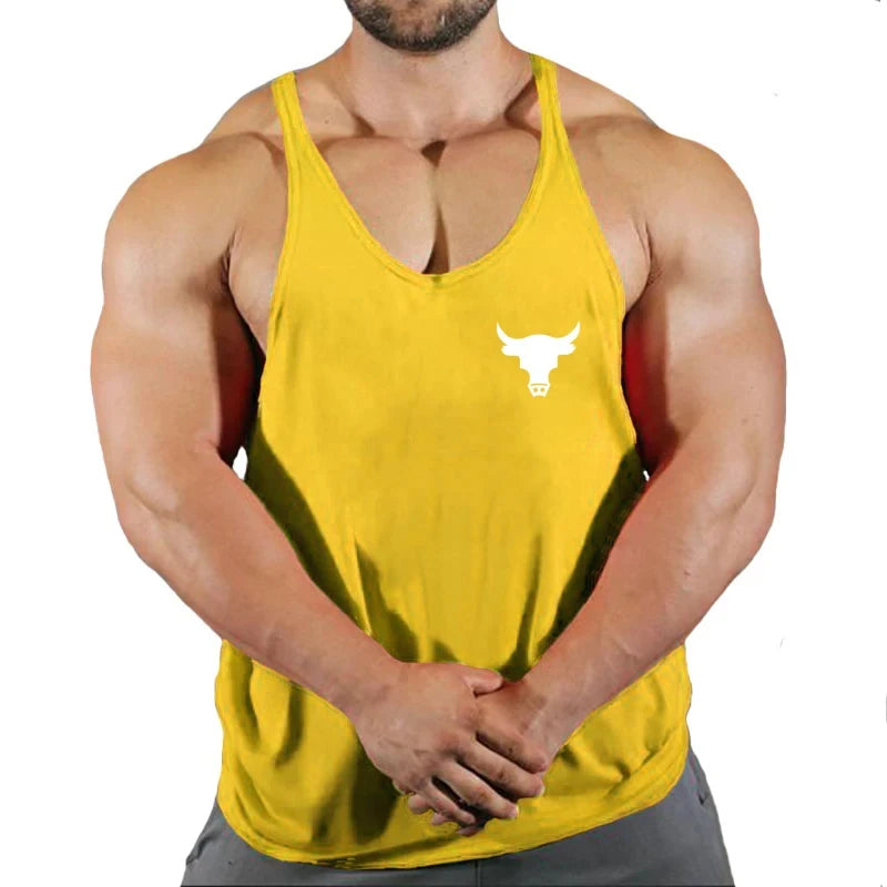Gym Shirt Gyms Man Workout Bodybuilding Men Sportswear Men's Clothes Tank Top Vest Clothing Muscle Singlet Fitness Undershirt