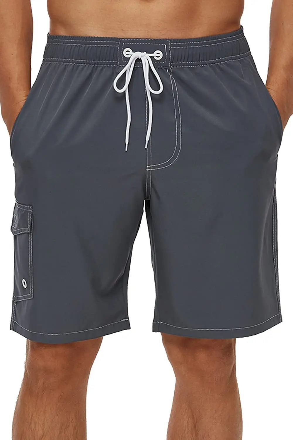 Men's Summer Beach Shorts Swimsuits Mesh Lined Swimwear Board Shorts Male Swimming Trunks Bathing Suit Sports Clothes
