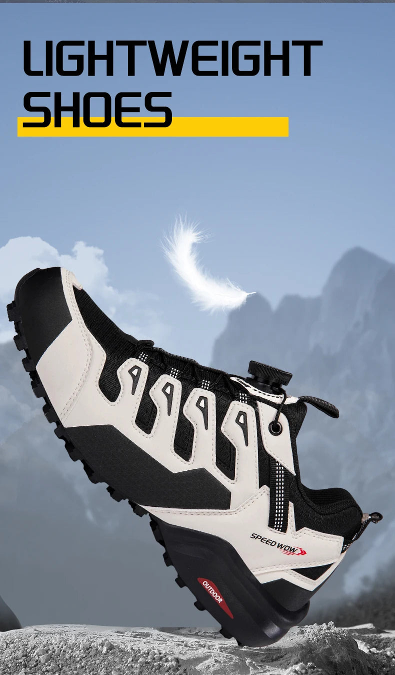 Hiking Shoes for Men Camping Running Walking Jogging Sneaker Boots Waterproof AntiI-Slip Sport Shoes Zapatos Hombre