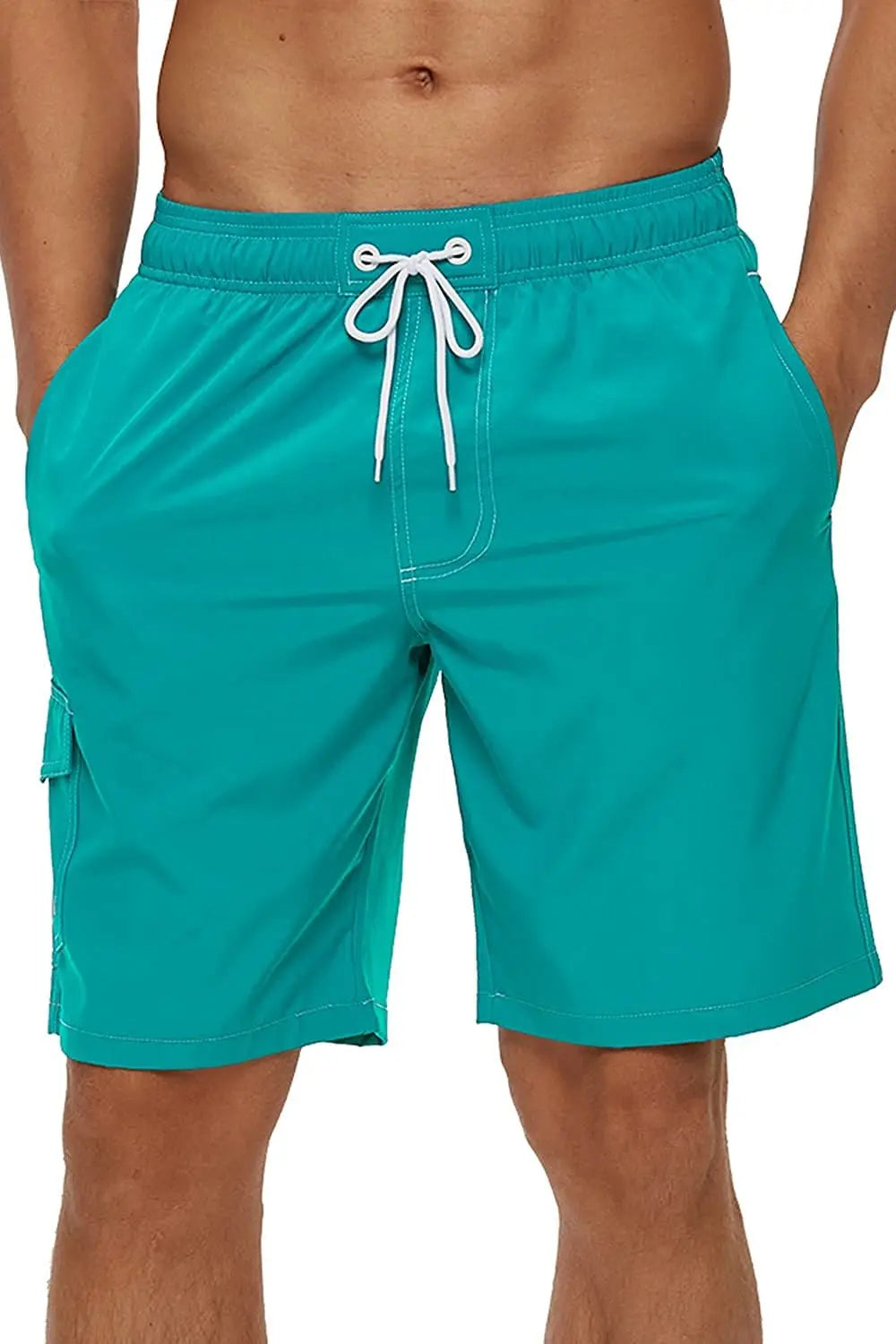 Men's Summer Beach Shorts Swimsuits Mesh Lined Swimwear Board Shorts Male Swimming Trunks Bathing Suit Sports Clothes
