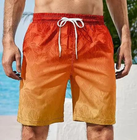 Summer Men's Swim Shorts5XL Swim Trunks Quick Dry Board Shorts Bathing Suit Breathable Drawstring With Pockets for Surfing Beach