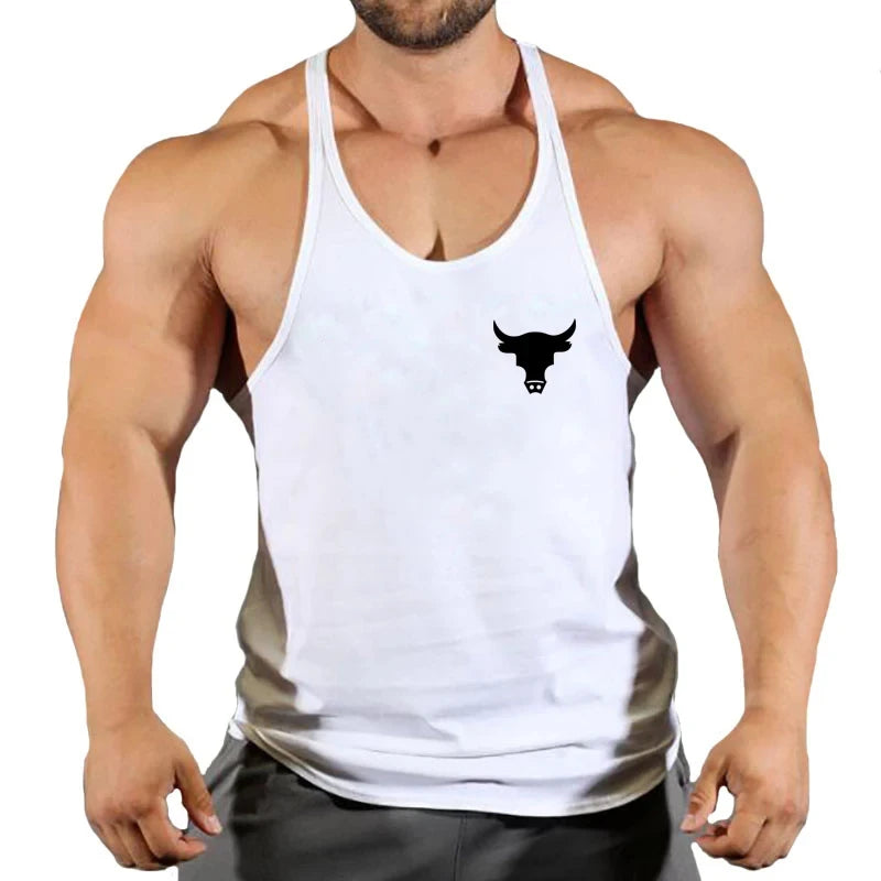 Gym Shirt Gyms Man Workout Bodybuilding Men Sportswear Men's Clothes Tank Top Vest Clothing Muscle Singlet Fitness Undershirt