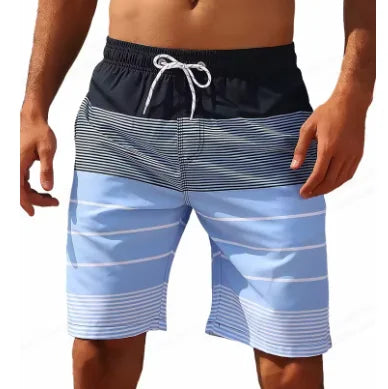 Summer Men's Swim Shorts5XL Swim Trunks Quick Dry Board Shorts Bathing Suit Breathable Drawstring With Pockets for Surfing Beach