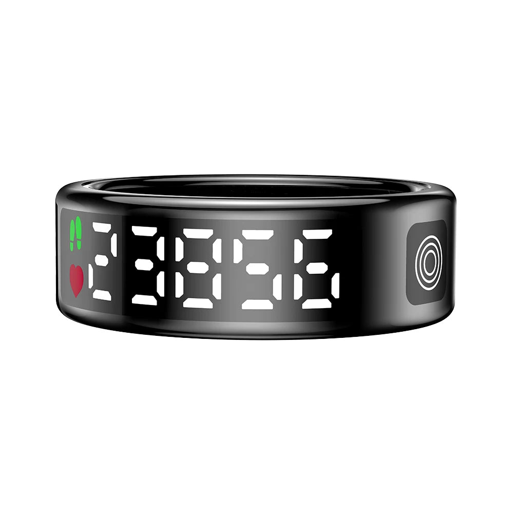 2025 New RS08 Smart Ring 5ATM Waterproof Health Fitness Ring Multi Sport Modes Heart Rate and Blood Oxygen Monitor for Men Women