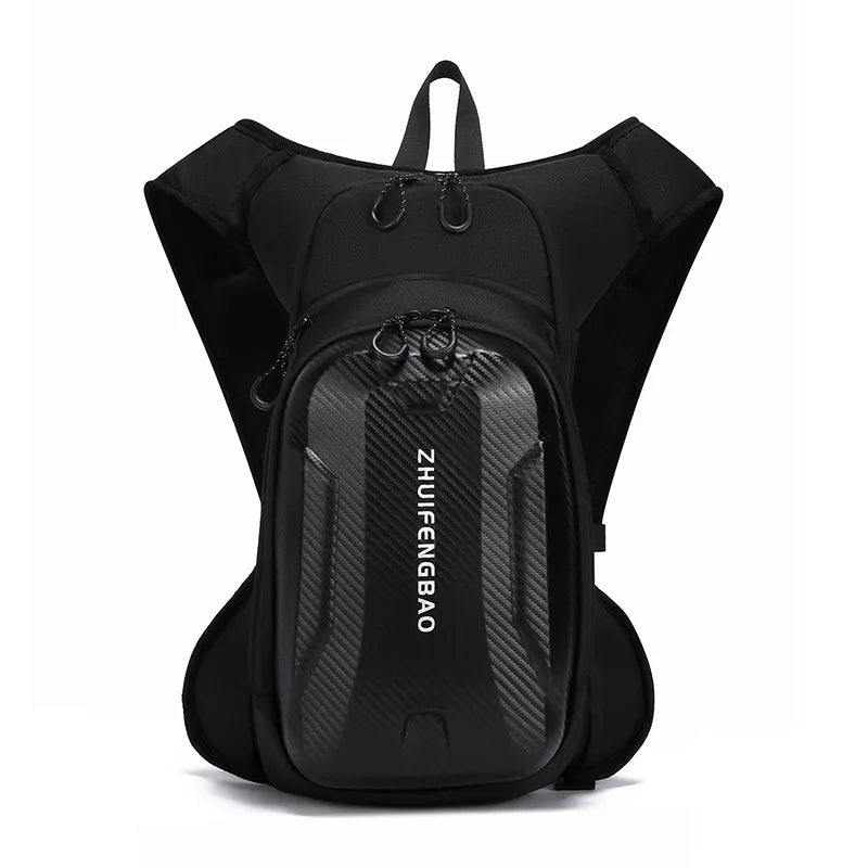 Motorcycle Backpack And Leg Bag Set for Men Hard Shell Multifunctional Riding Gear Outdoor Crossbody Chest Pack