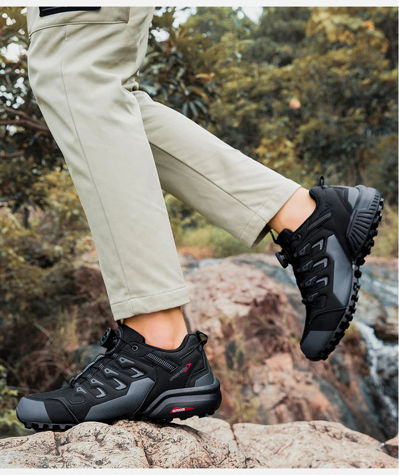 Hiking Shoes for Men Camping Running Walking Jogging Sneaker Boots Waterproof AntiI-Slip Sport Shoes Zapatos Hombre