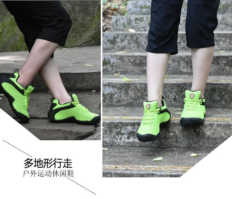 Hiking Shoes High Quality Mesh Anti Slip Lightweight Sneakers Outdoor Adventure Trekking Sport Shoe Women Men Marching Shoes
