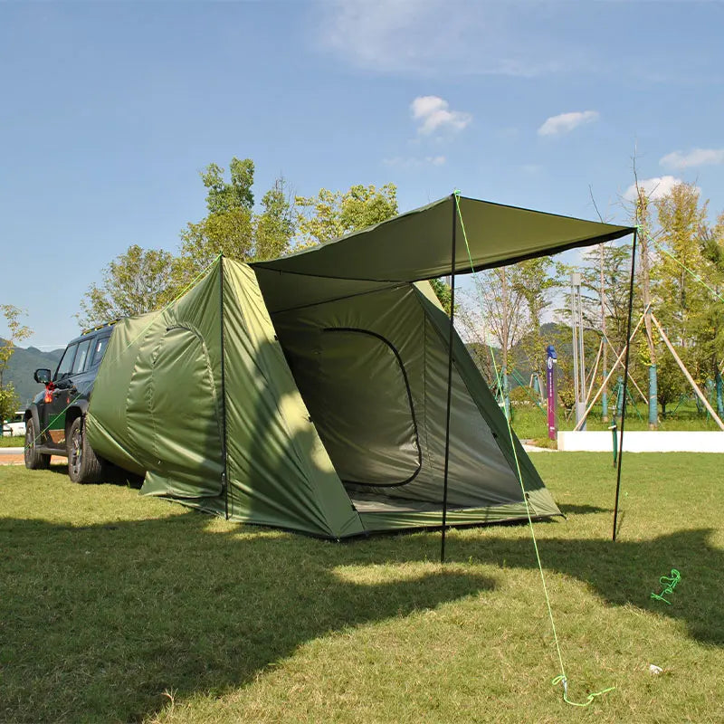 Camping Tent For 6 Person, Car Camping Accessories Including Nail, Outer Bag, Tent For SUV Hatchback Camping For Fishing, Hiking