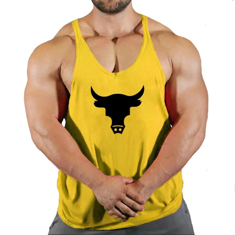 Gym Shirt Gyms Man Workout Bodybuilding Men Sportswear Men's Clothes Tank Top Vest Clothing Muscle Singlet Fitness Undershirt