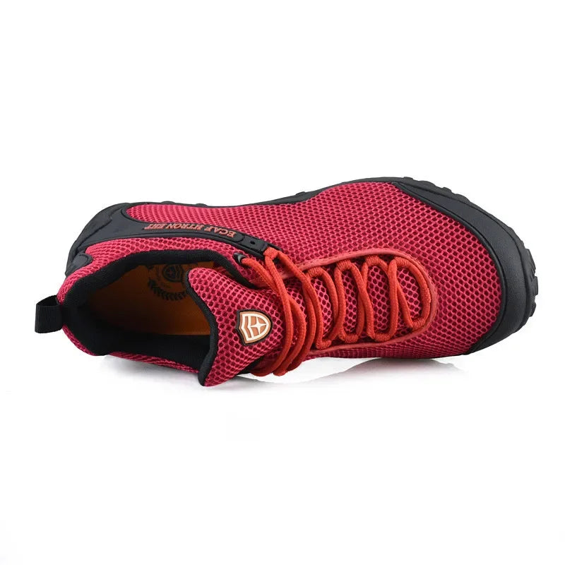 Hiking Shoes High Quality Mesh Anti Slip Lightweight Sneakers Outdoor Adventure Trekking Sport Shoe Women Men Marching Shoes