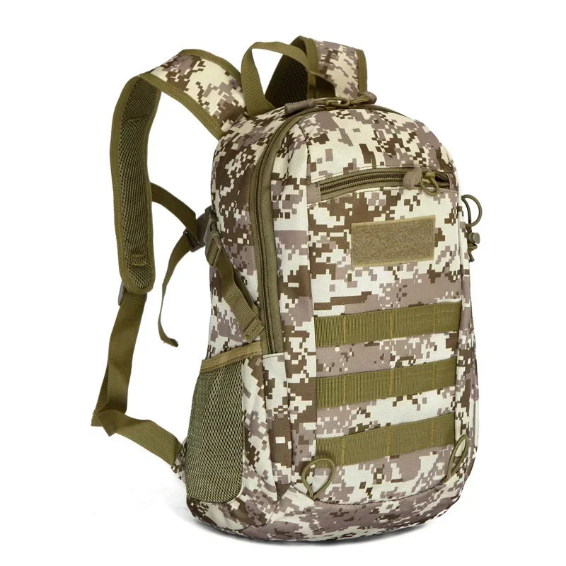 Lightweight 15L Outdoor Waterproof Tactical Backpack – Durable Military Gear for Men's Hiking, Camping & Hunting
