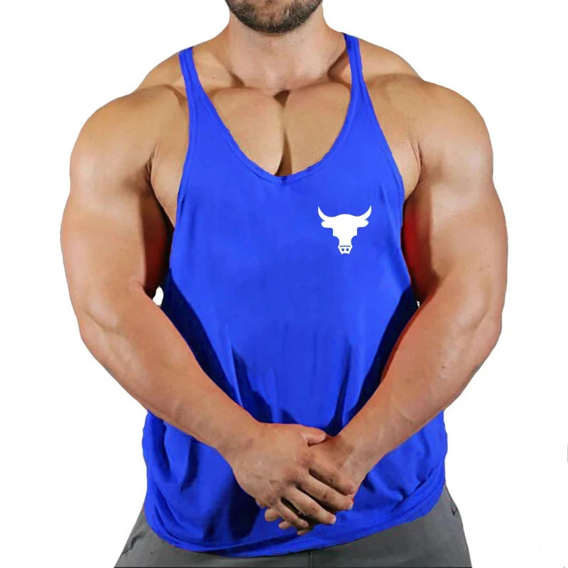 Gym Shirt Gyms Man Workout Bodybuilding Men Sportswear Men's Clothes Tank Top Vest Clothing Muscle Singlet Fitness Undershirt